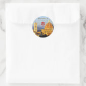 Florence - Santa Maria del Fiore Ronde Sticker (Tas)
