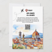 Florence save the date foto bestemming uitje (Achterkant)