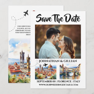 Florence save the date foto bestemming uitje