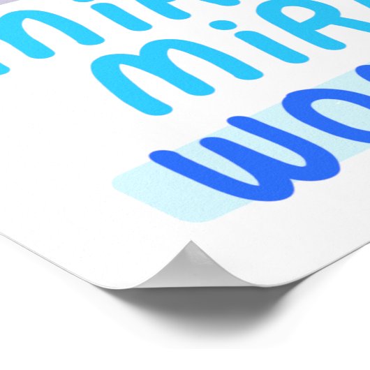 Florence Scovel Shinn Affirmation Mirakel Poster (Hoek)