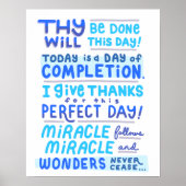 Florence Scovel Shinn Affirmation Mirakel Poster (Voorkant)
