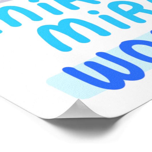 Florence Scovel Shinn Affirmation Miramation Poster (Hoek)