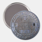 Florence Sewer Hoesje Magneet (Voorkant / Achterkant)