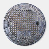 Florence Sewer Hoesje Magneet (Voorkant)