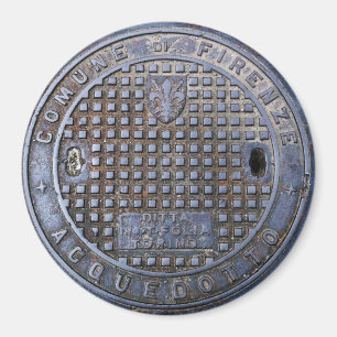 Florence Sewer Hoesje Magneet