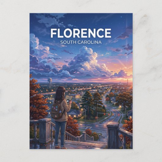 Florence, South Carolina, VS VS Briefkaart (Voorkant)