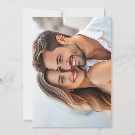 Florence stad skyline waterverf bewerkbare foto kaart (Achterkant)