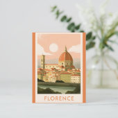 Florence stadsgezicht briefkaart (Staand voorkant)