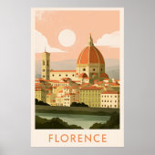 Florence stadsgezicht poster (Voorkant)