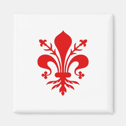 Florence stadsvlag Italië symbool Magneet (Voorkant)