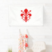 Florence stadsvlag Italië symbool Spandoek (Insitu)