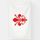 Florence stadsvlag Italië symbool Spandoek (Verticaal)