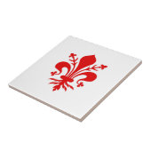 Florence stadsvlag Italië symbool Tegeltje (Zijkant)