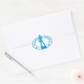 Florence Stamp Ronde Sticker (Envelop)