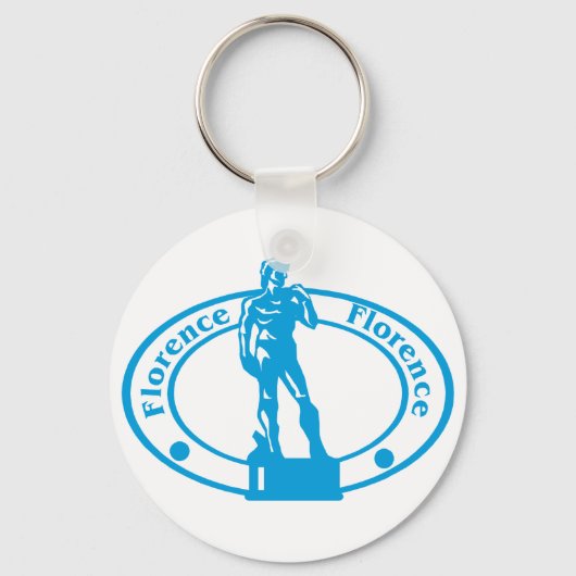 Florence Stamp Sleutelhanger (Voorkant)