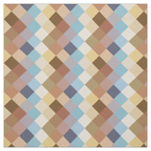 Florence Summer City Colors Mosaic Pattern Stof