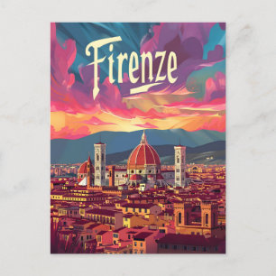 Florence Sunset Briefkaart