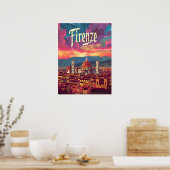 Florence Sunset Poster (Keuken)