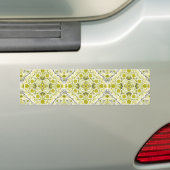 Florence-tegel in groen bumpersticker (Op auto)