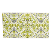 Florence-tegel in groen kussensloop (Achterkant-Rechts)