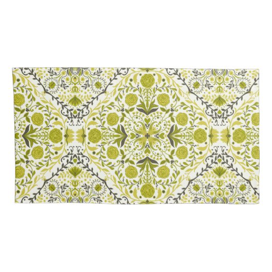 Florence-tegel in groen kussensloop (Achterkant-Rechts)