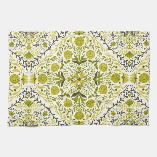 Florence-tegel in groen theedoek (Horizontaal)