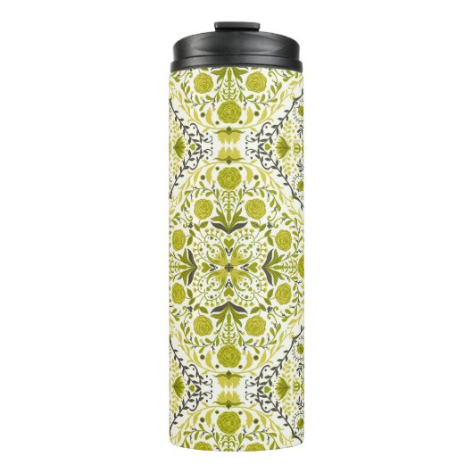 Florence-tegel in groen thermosbeker (Voorkant)