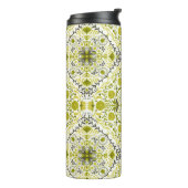 Florence-tegel in groen thermosbeker (Gedraaid links)