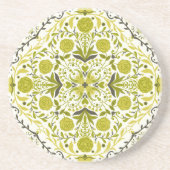 Florence-tegel in groen zandsteen onderzetter (Voorkant)