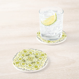 Florence-tegel in groen zandsteen onderzetter