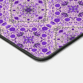 Florence-tegels in violet en katoenroze snoep bureaumat (Hoek)