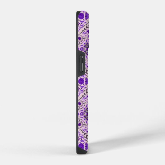 Florence-tegels in violet en katoenroze snoep iPhone hoesje (Rechterkant)