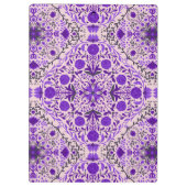 Florence-tegels in violet en katoenroze snoep klembord (Achterkant)