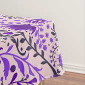 Florence-tegels in violet en katoenroze snoep tafelkleed (Voorbeeld)