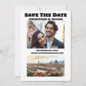 Florence trouwbestemming koppels foto Italië Save The Date (Voorkant)