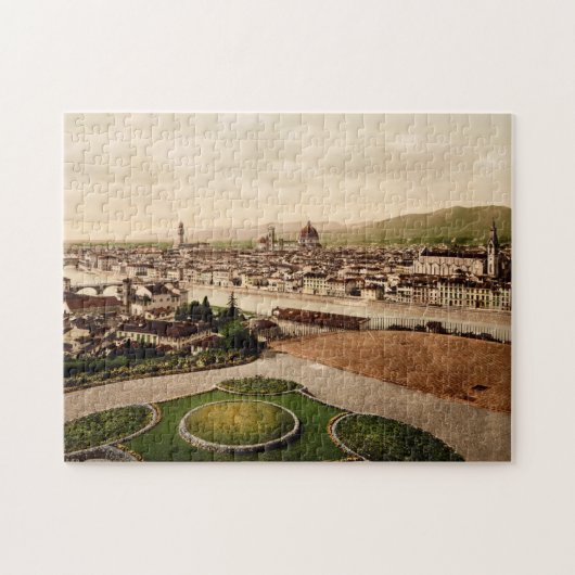 Florence Tuscany Italië 1897 Legpuzzel (Horizontaal)
