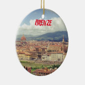 Florence Tuscany kerstversiering Keramisch Ornament (Rechts)