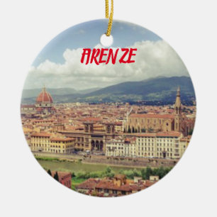 Florence Tuscany kerstversiering Keramisch Ornament