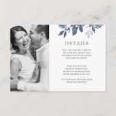 Florence Two Sided Guest Details Photo Enclosure Informatiekaartje (Voorkant)