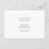 Florence Two Sided Guest Details Photo Enclosure Informatiekaartje (Achterkant)