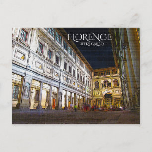 Florence, Uffizi Gallery Briefkaart