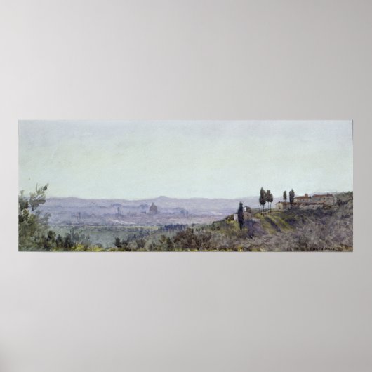 Florence uit Settignano Poster (Voorkant)