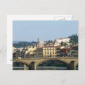 Florence uitzicht briefkaart (Voorkant / Achterkant)
