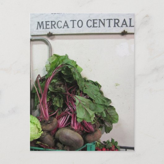 Florence van de centrale markt briefkaart (Voorkant)