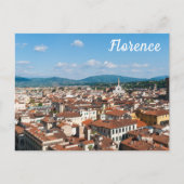 Florence vanaf de top van de Campanile - Italië Briefkaart (Voorkant)