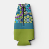 Florence Vrijgezellenfeest Blauwgroen en Green Ret Flesjeskoeler (Achterkant)