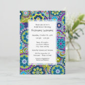 Florence Vrijgezellenfeest of Engagement Party Kaart (Staand voorkant)