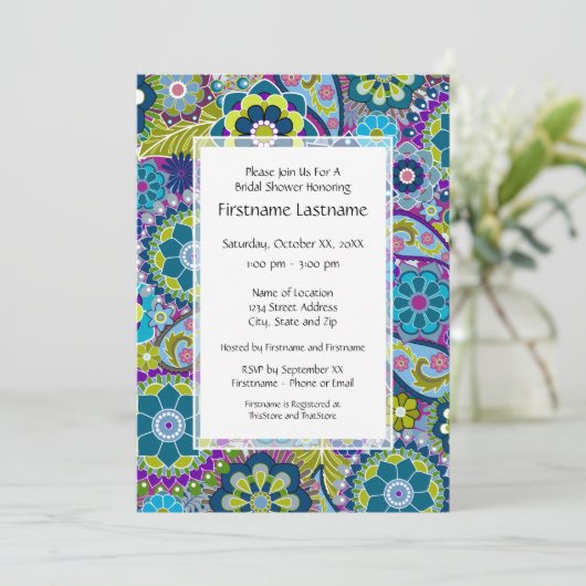 Florence Vrijgezellenfeest of Engagement Party Kaart (Staand voorkant)