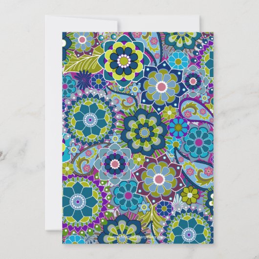 Florence Vrijgezellenfeest of Engagement Party Kaart (Achterkant)