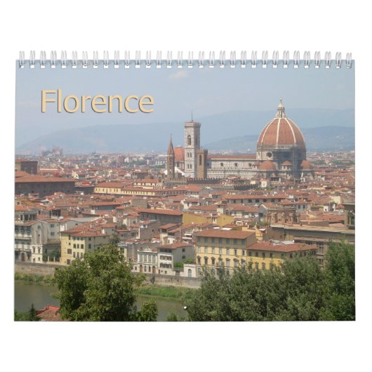 FLORENCE Wandkalender Kalender (Hoes)